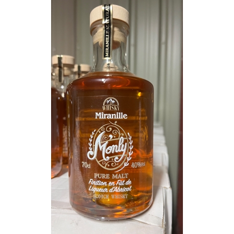 M'Only Pure Malt 5 ans 70 cl, finition fût de liqueur abricot